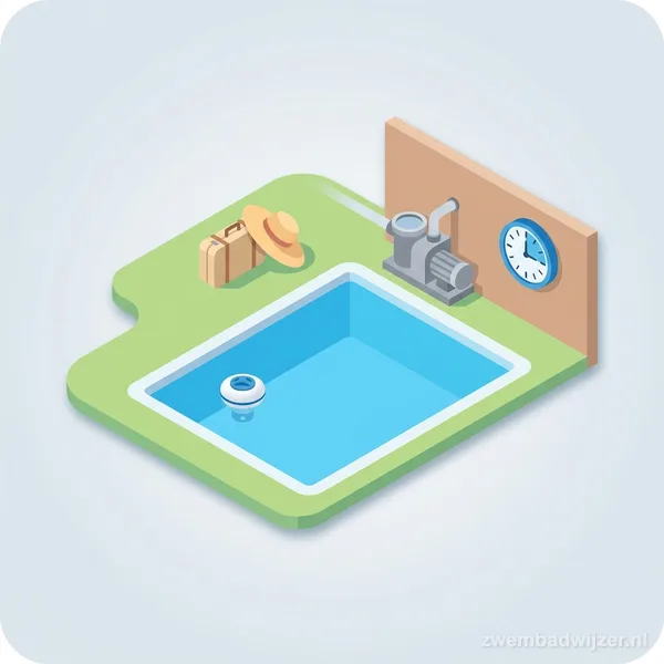 Zwembad tijdens vakantie: 8 stappen voor schoon water als je weg bent