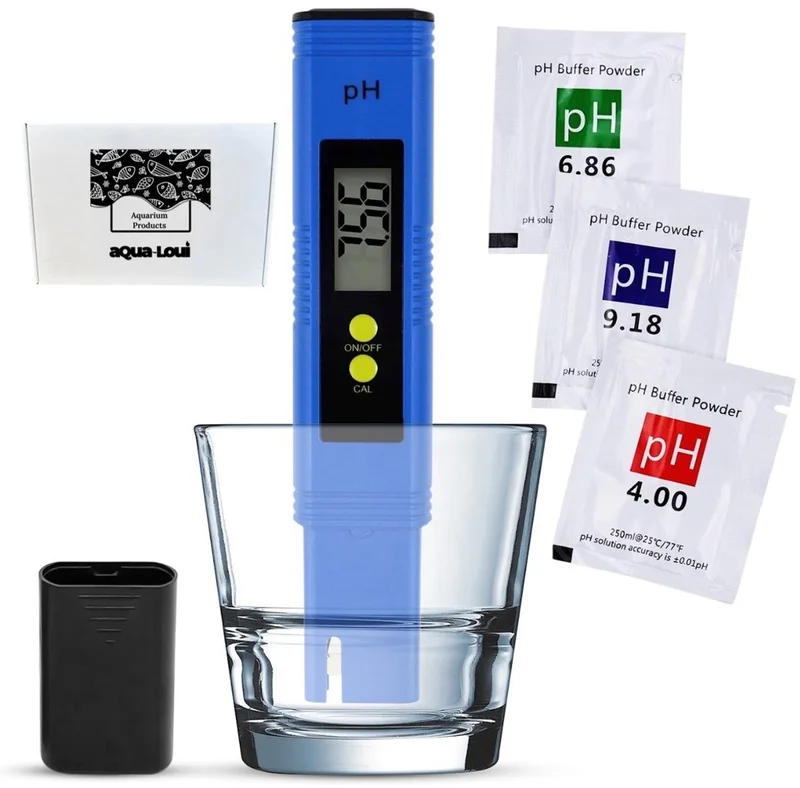 Aqua-Loui Digitale pH-meter (incl. kalibratie en batterijen)