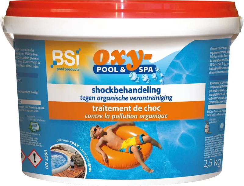 BSI Oxy-Pool & Spa Schokbehandeling Actief Zuurstof (2,5 kg)
