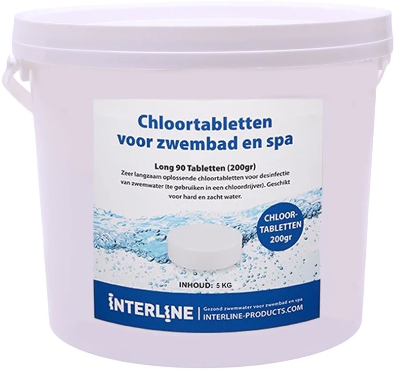 Interline Chloortabletten 200g (5 kg)