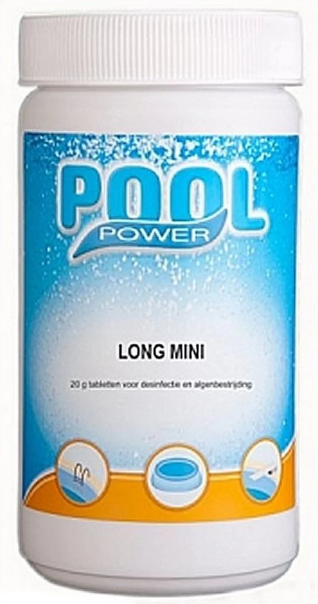 Pool Power Mini Chloortabletten 20g (1 kg flacon)