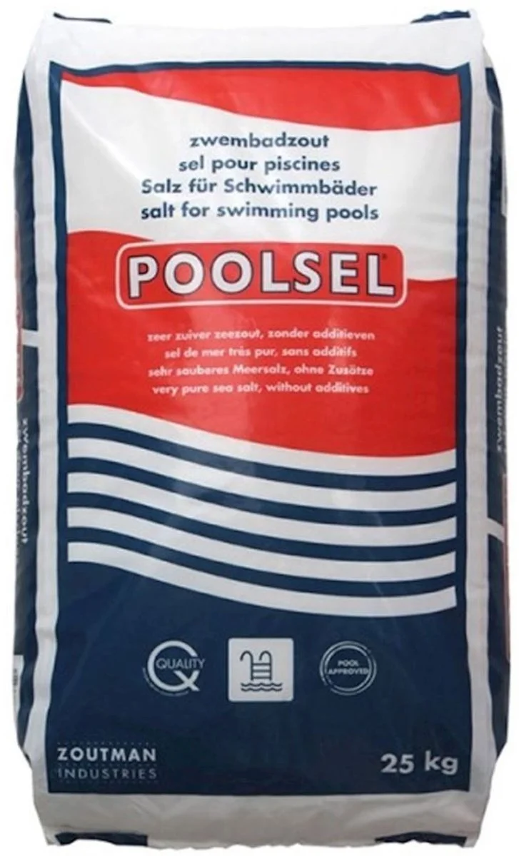 POOLSEL Zwembadzout 25 kg (EN 16401 type A)